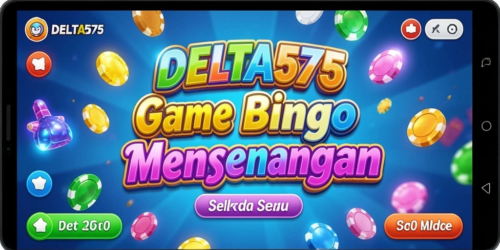 Tampilan gameplay seru di DELTA575 dengan fitur Bingo yang menarik.