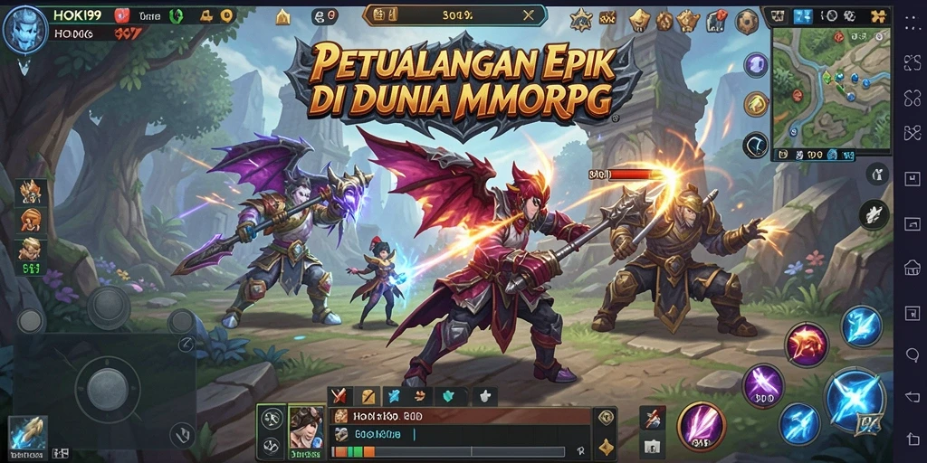 Gameplay HOKI99 yang penuh aksi dan petualangan.