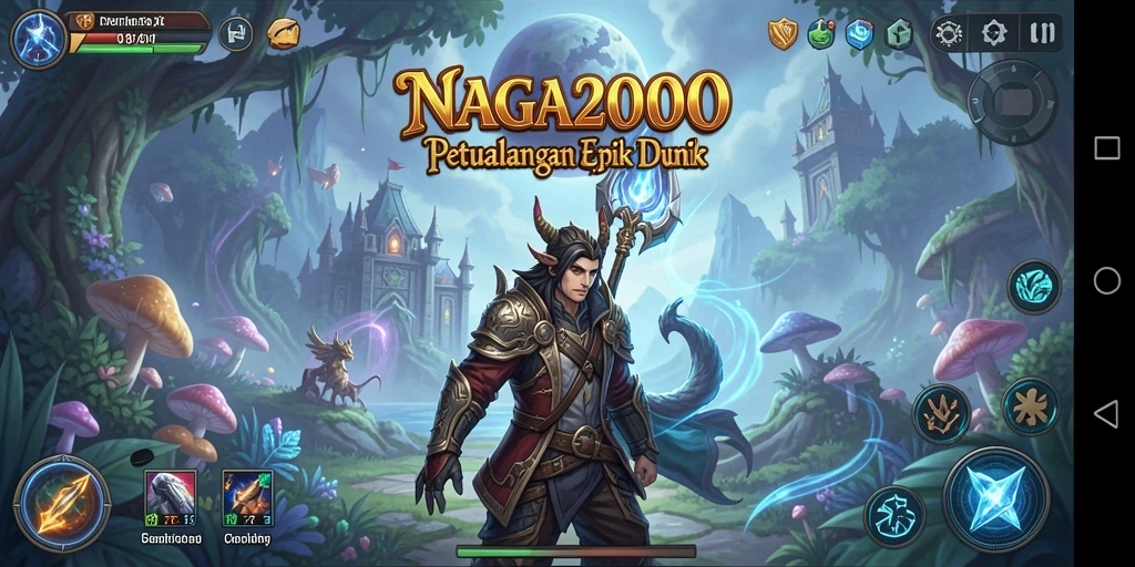 Tampilan menarik dari gameplay <strong>NAGA2000</strong> yang penuh aksi.