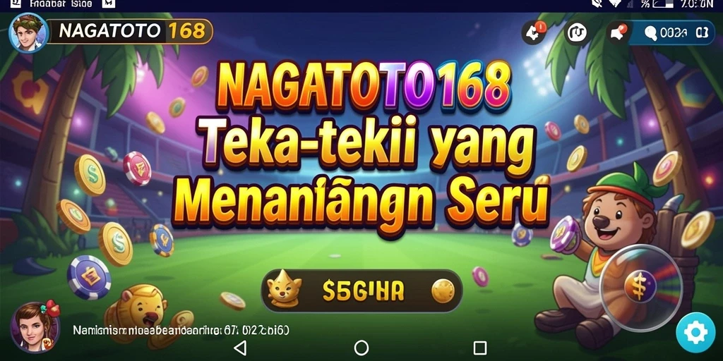 Screenshot gameplay NAGATOTO168 menunjukkan berbagai teka-teki menarik yang harus dipecahkan.