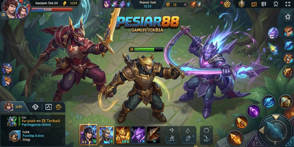 Tampilan gameplay menarik dari PESIAR88 yang penuh aksi