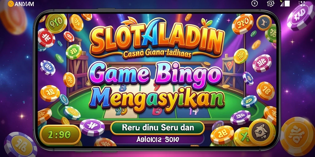 Tampilan gameplay Bingo SLOTALADIN yang memukau dan interaktif.