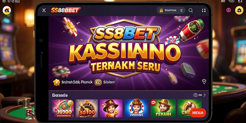 Tampilan menarik dari gameplay Kasino di SS88BET.
