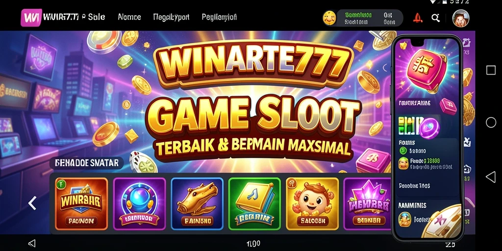 Tampilan gameplay menarik dari WINRATE777 saat berputar di slot.